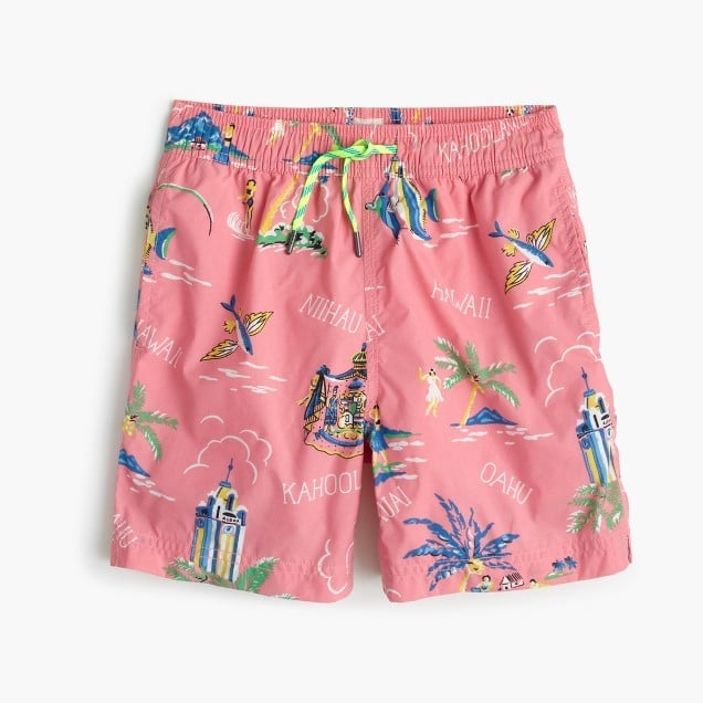 J.Crew Swim Trunk in Hawaiian Islands