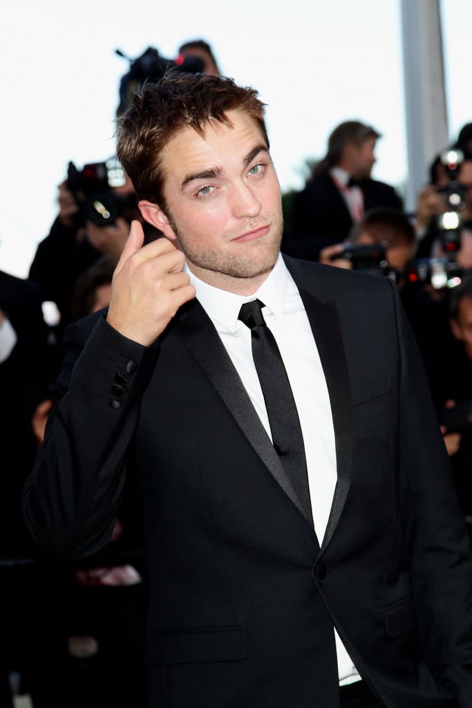 Robert Pattinson wore a simple suit at the premiere for On the Road at the Cannes Film Festival in 2012.