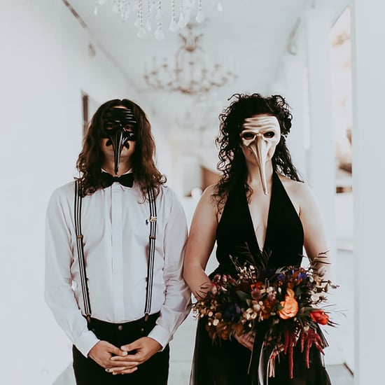 Halloween Wedding Inspired by Tim Burton's Beetlejuice