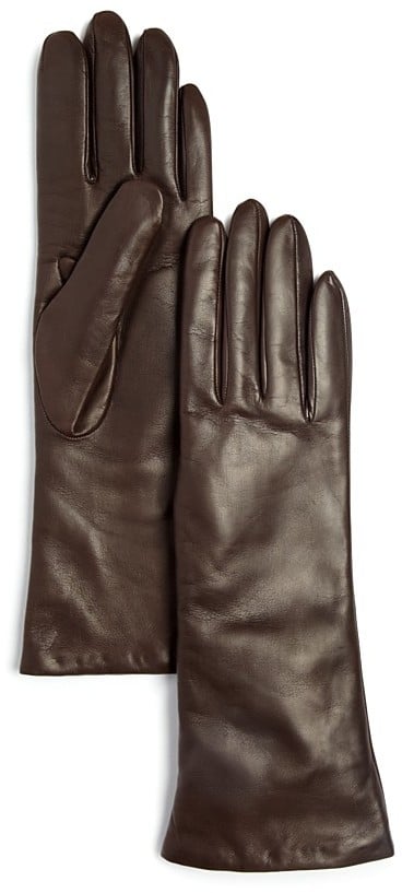 Bloomingdale's Cashmere Lined Long Leather Gloves ($98)