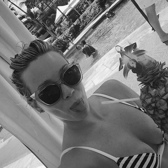 Hilary Duff Bikini Selfie September 2015