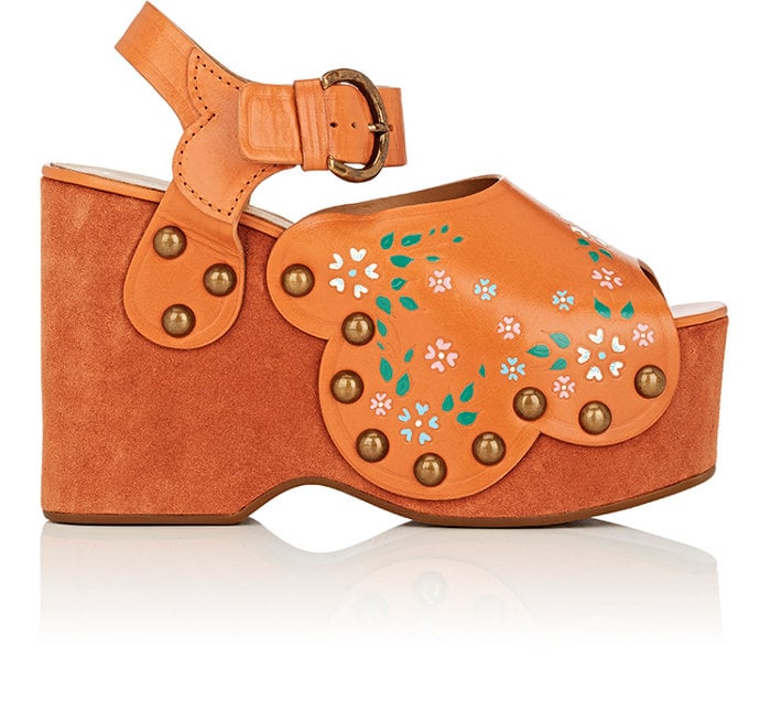 Marc Jacobs presents us with his Dawn Leather and Suede Wedge Sandals ($450), which would appeal to any boho queen.