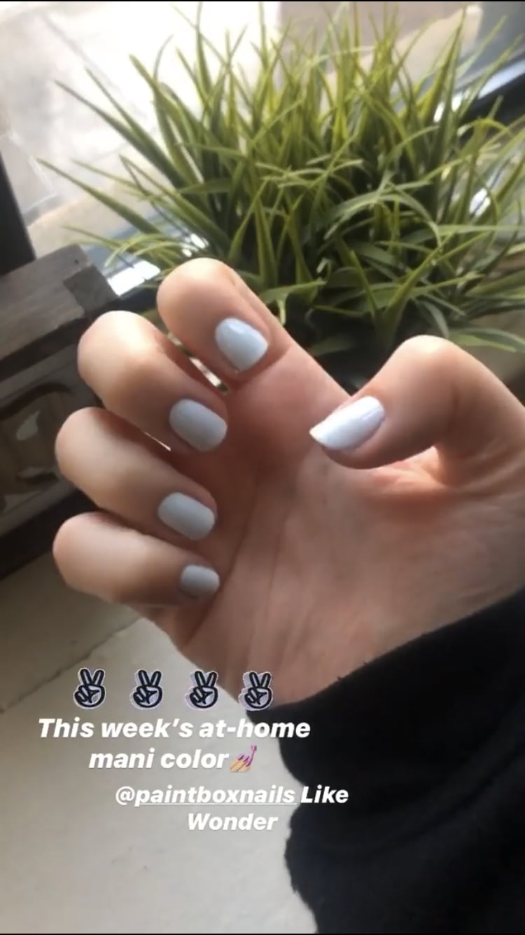 Week 7: Pale Blue Nail Polish