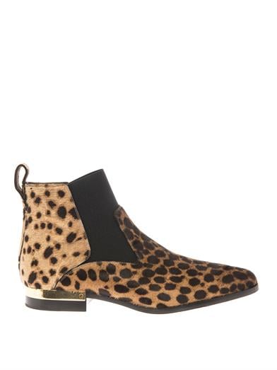 Chloé Leopard Booties