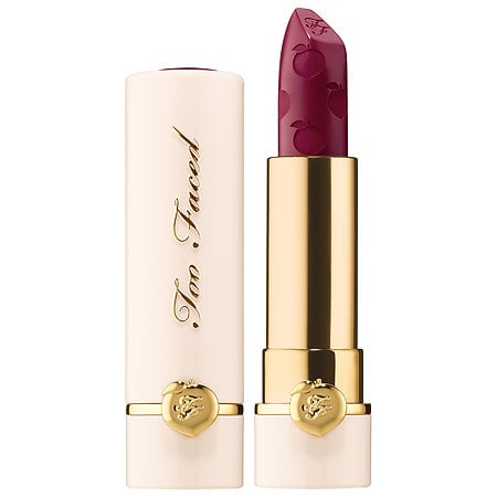 Too Faced Peach Kiss Moisture Matte Long Wear Lipstick in Love Is a Battlefield