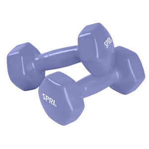 SPRI Deluxe Vinyl 2 Pound Dumbbells