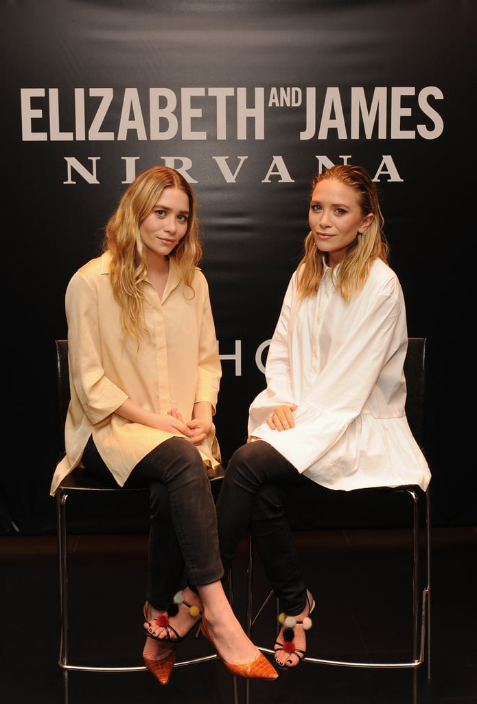 Mary-Kate and Ashley Olsen debuted their new fragrance, Elizabeth and James Nirvana, at a Sephora store in NYC on Wednesday.