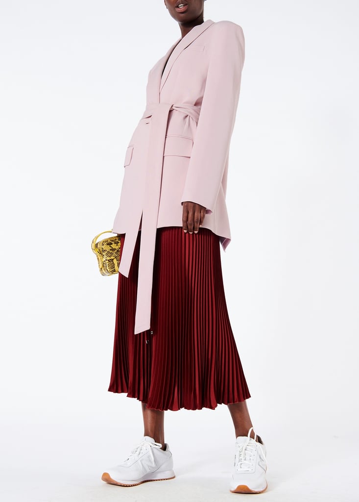 Tibi Oversized Tuxedo Blazer with Removable Belt