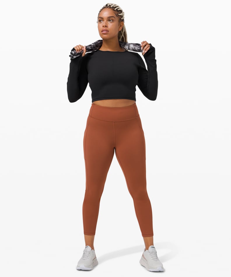 Lululemon Wunder Train Cropped Long Sleeve