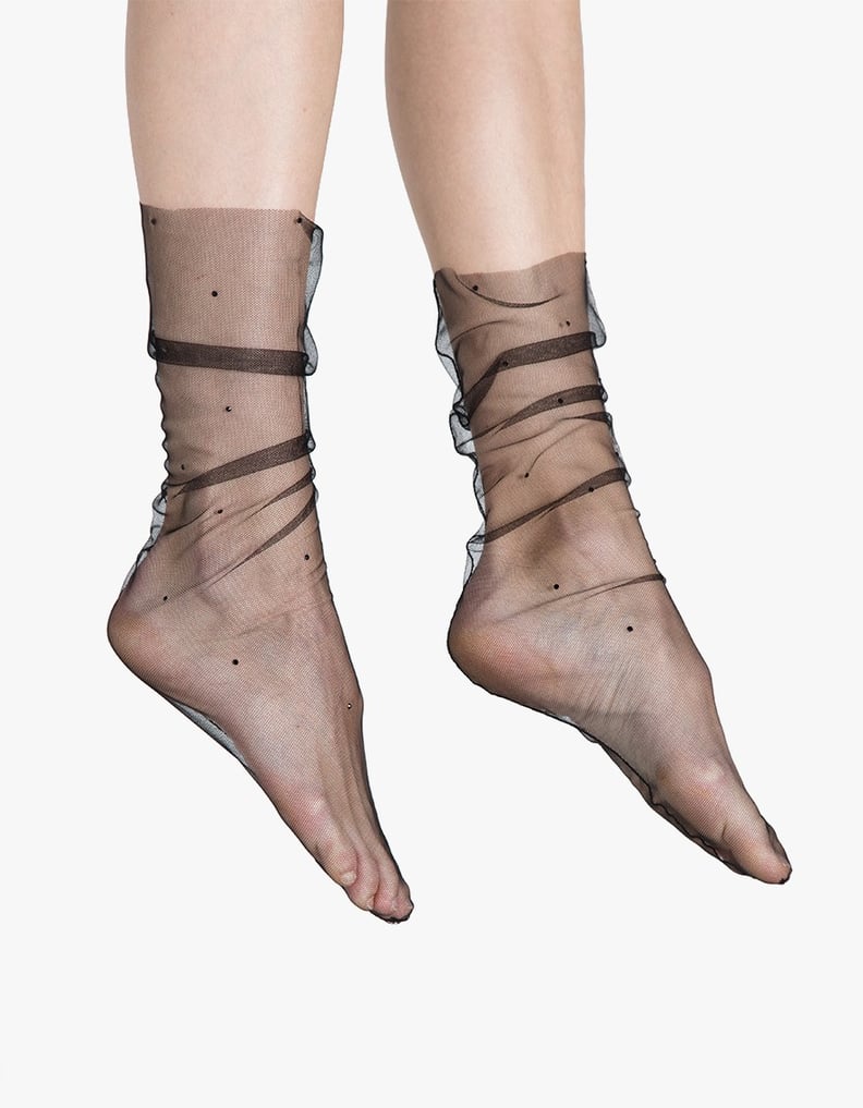 Pan & The Dream Tulle Socks with Swarovki Crystals