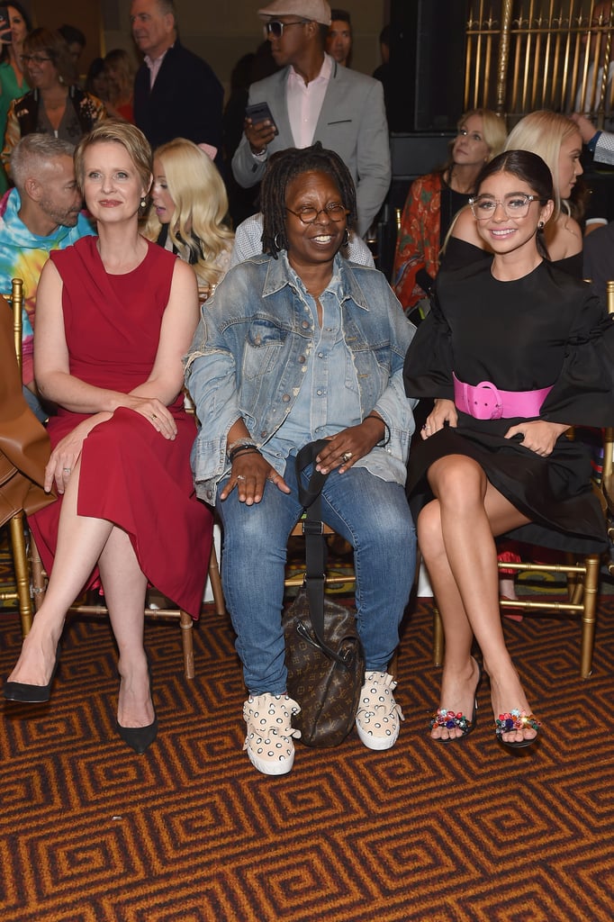 Cynthia Nixon, Whoopi Goldberg, and Sarah Hyland