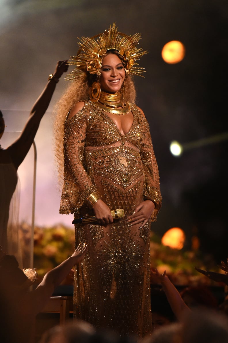 Pregnant Halloween Costume Idea: Goddess Beyoncé