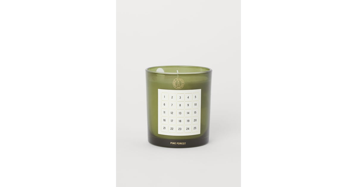Scented Candle in Glass Holder H&M Home Holiday Decorations 2019 POPSUGAR Home UK Photo 41