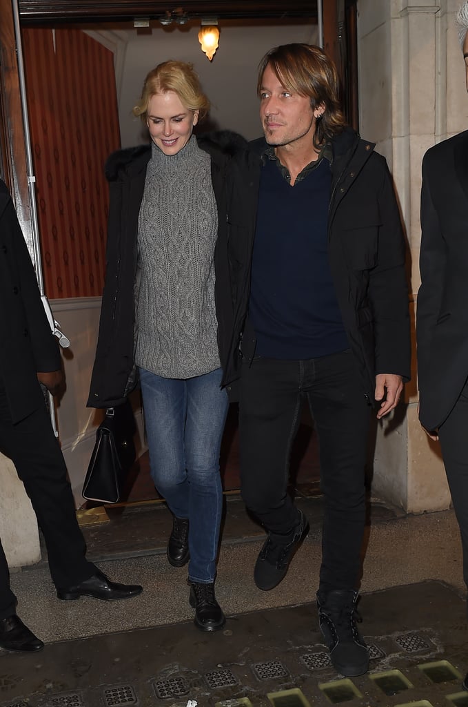 Nicole Kidman and Keith Urban Leaving Theater in London