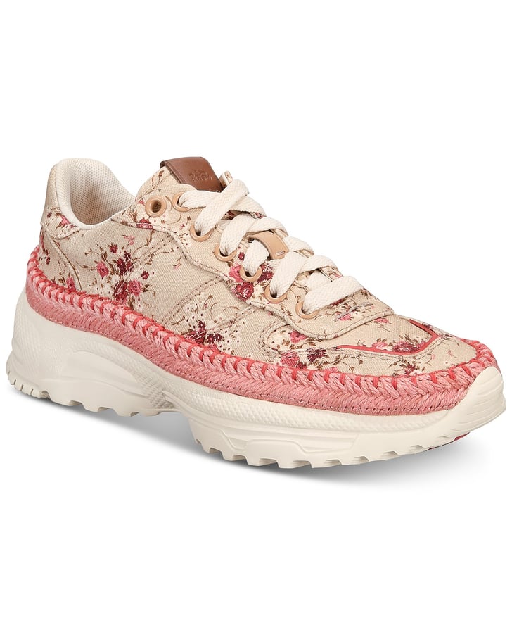 Coach hotsell floral sneakers