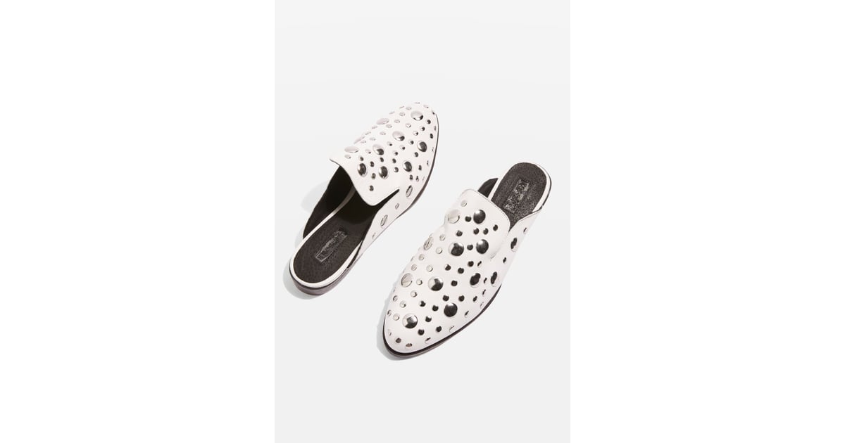 studded mules flats