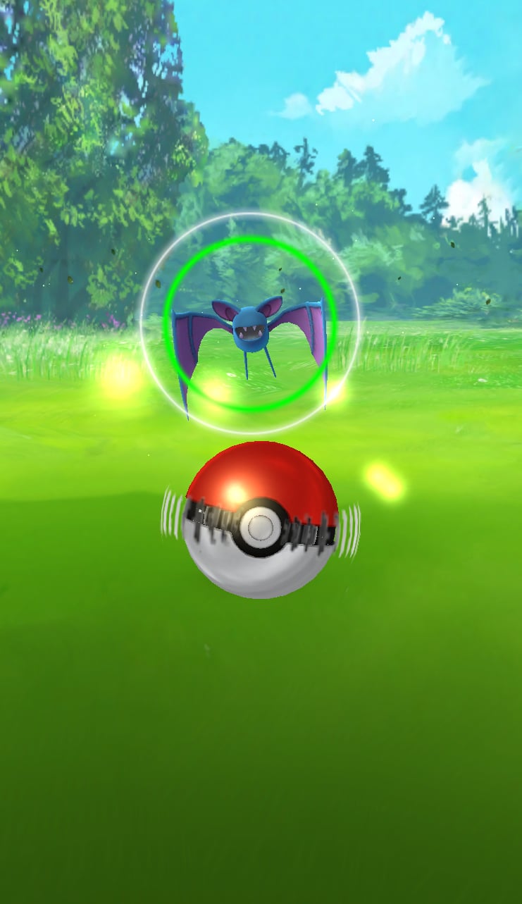 Spin the pokéball before you throw it.
