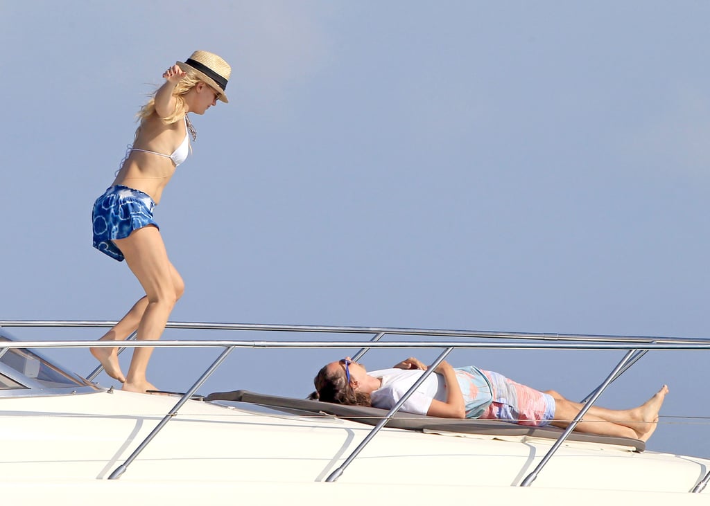 Kate Hudson in a Bikini With Matt Bellamy in Ibiza 2014