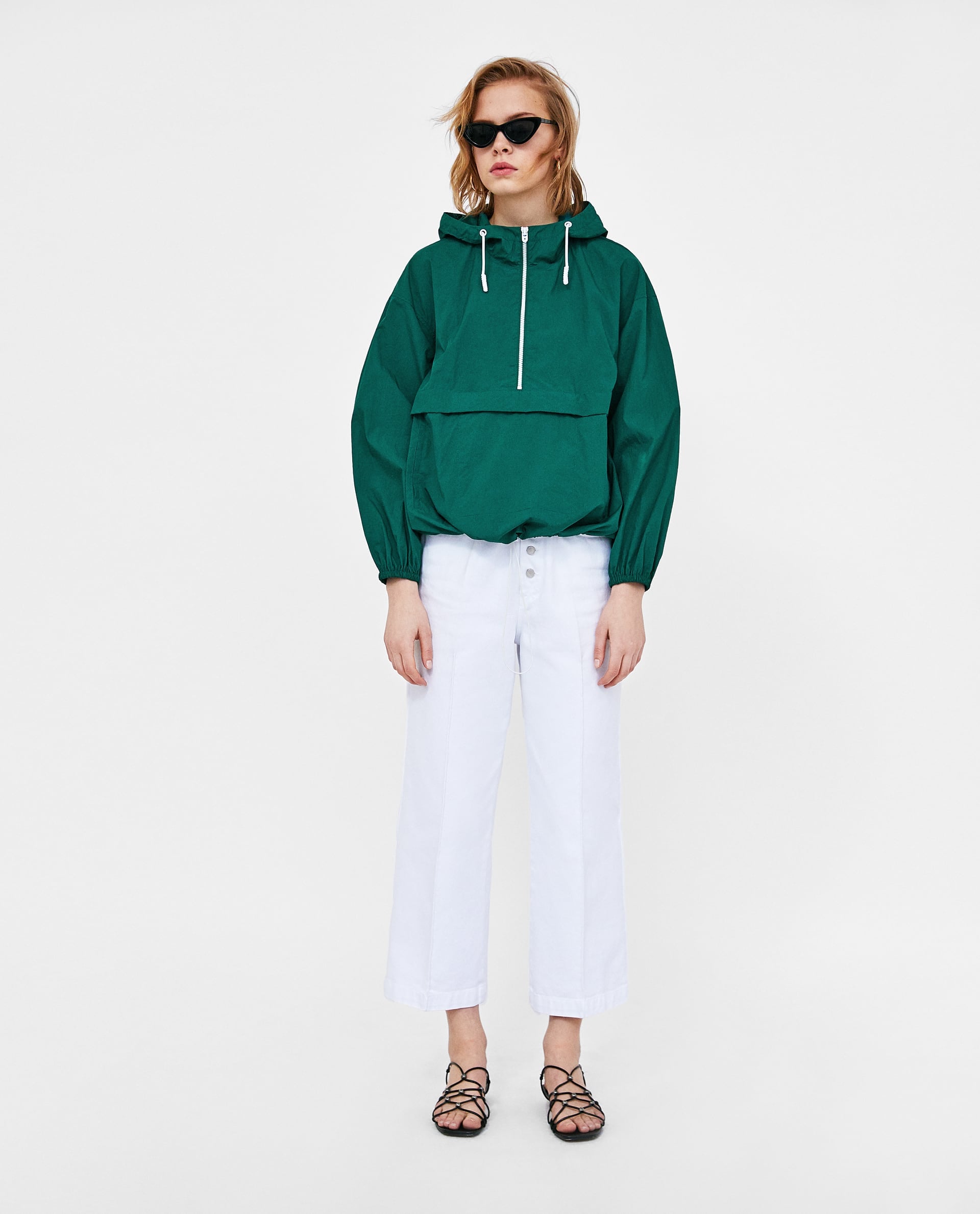 zara water resistant jacket