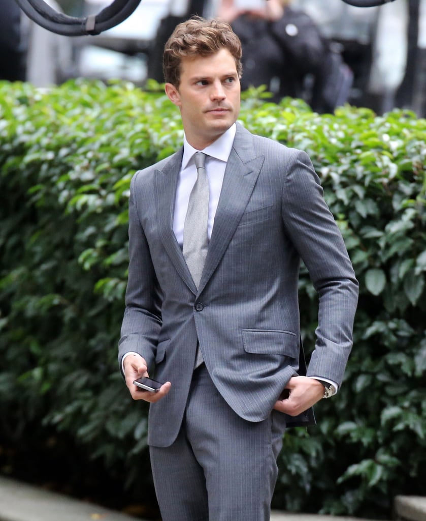 Jamie Dornan on the Fifty Shades of Grey Set