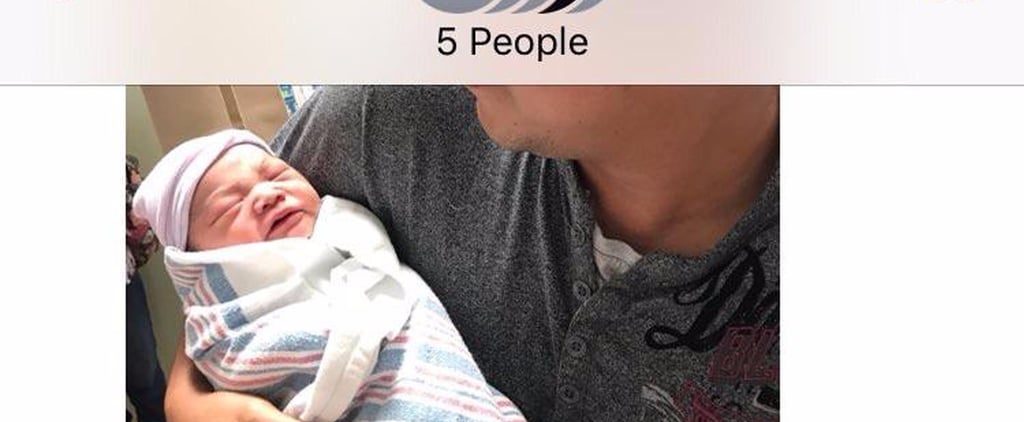 Grandpa's Reaction to Newborn Grandchild