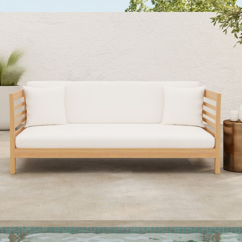Best Natural Wood Outdoor Daybed From West Elm
