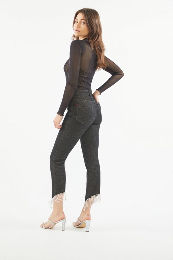 BDG High-Waisted Cropped Slim Straight Jeans