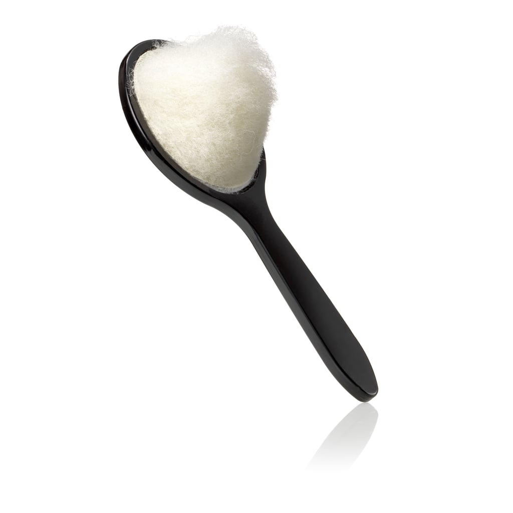 The finishing touch for a face full of makeup is a gentle buffing