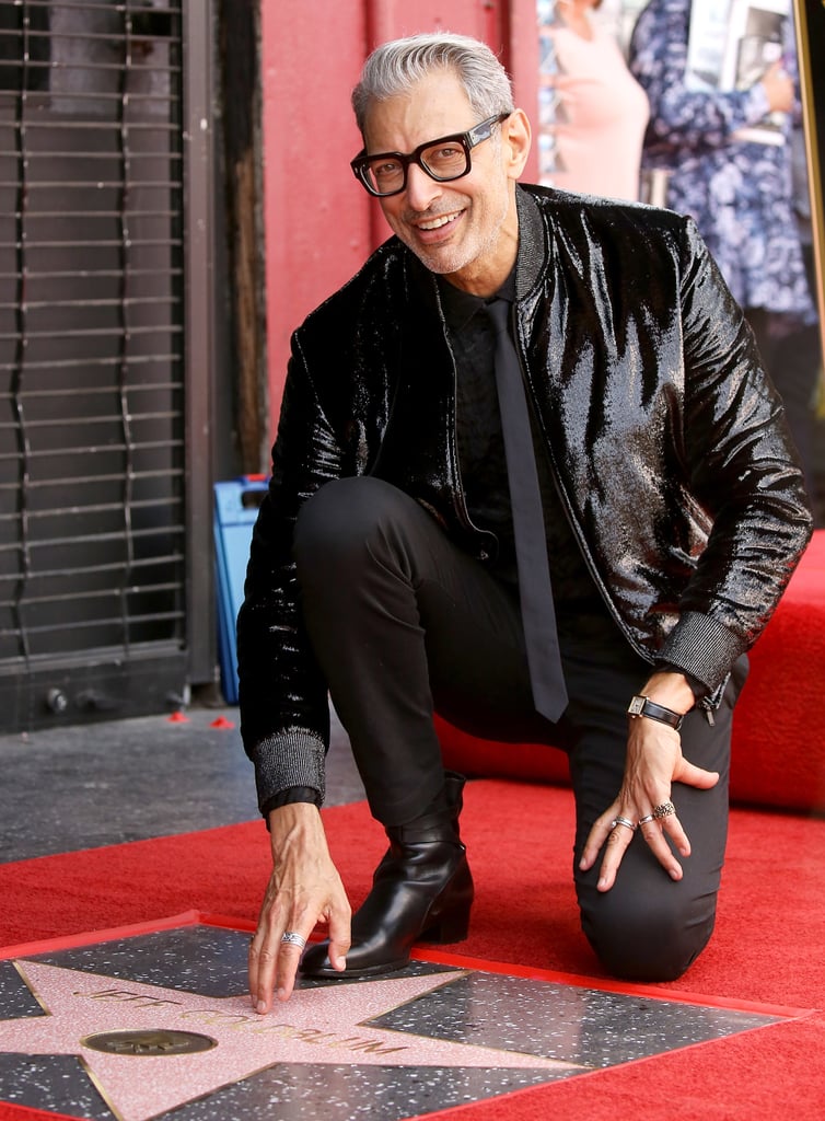 Jeff Goldblum and Family at Hollywood Walk of Fame Ceremony