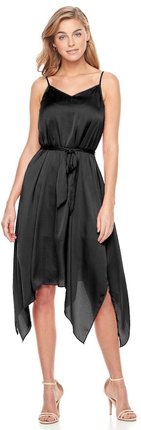 Apt. 9 Satin Shark-Bite Shift Dress