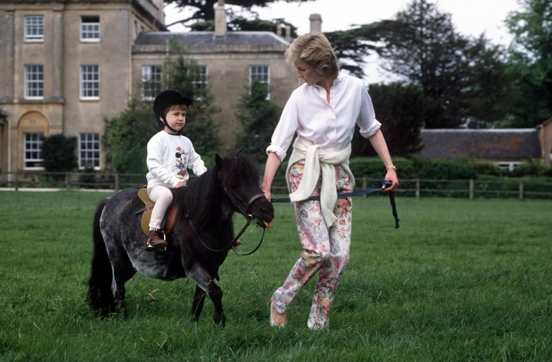 When She Taught Prince William How to Ride