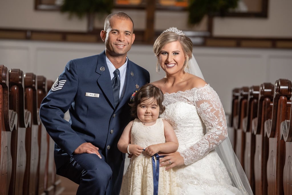 Cancer Survivor Flower Girl at Bone Marrow Donor's Wedding