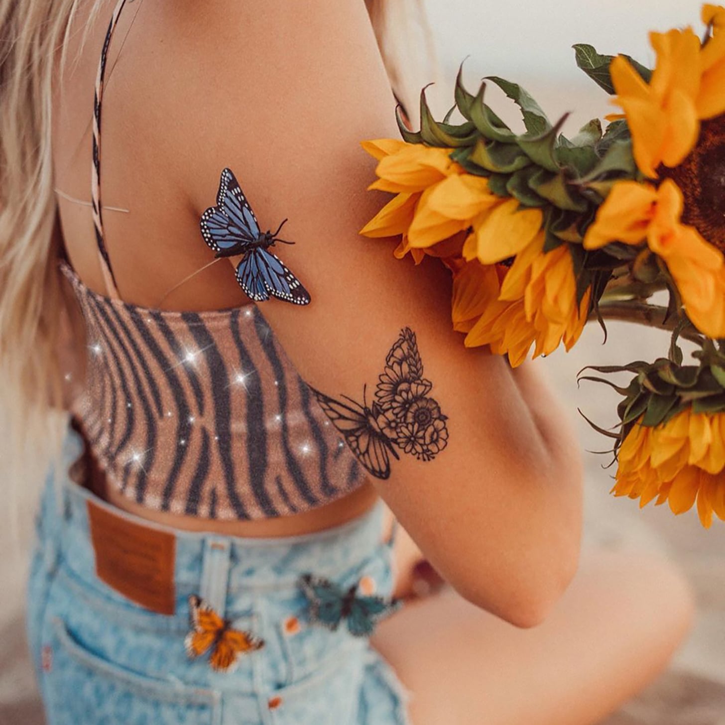 Butterfly tattoo Cut Out Stock Images  Pictures  Alamy