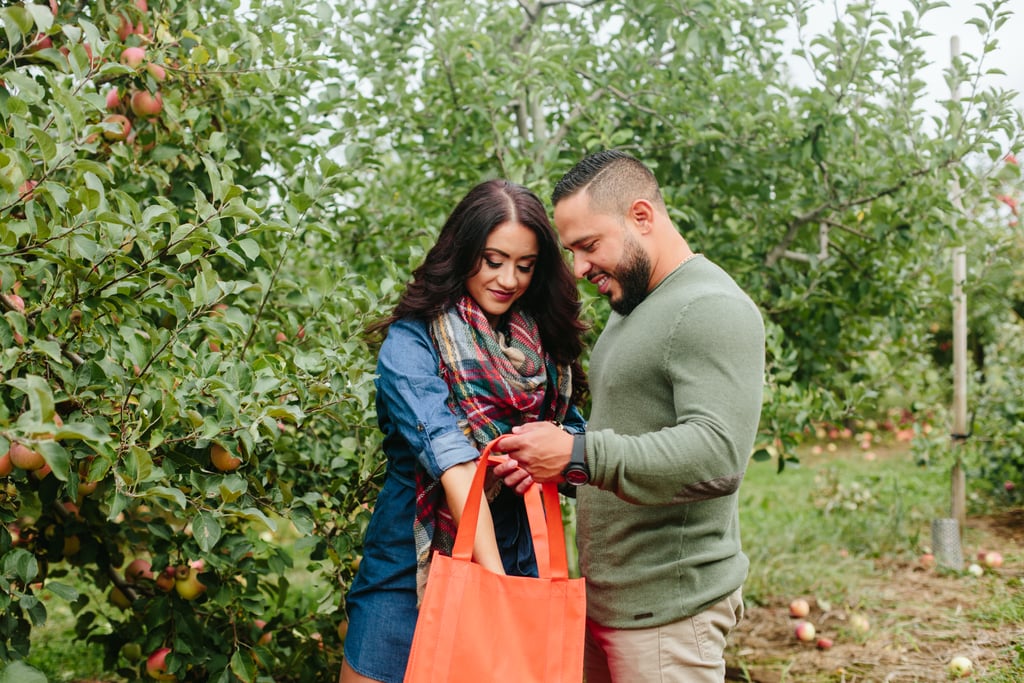 Apple Orchard Engagement Shoot