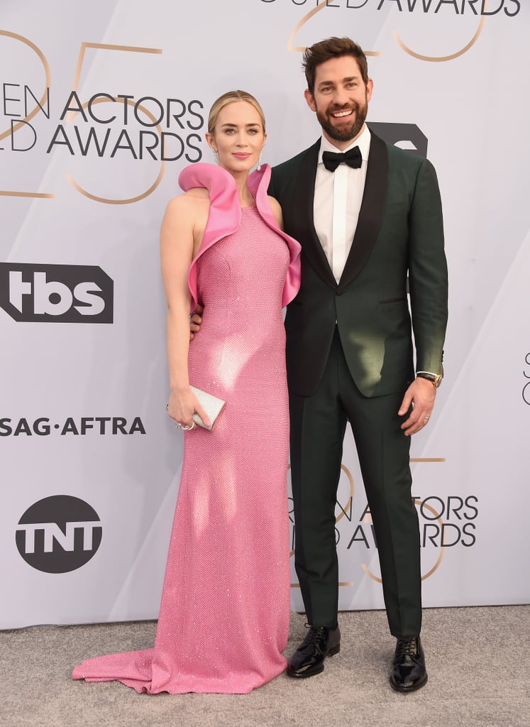 Emily Blunt and John Krasinski at the 2019 SAG Awards