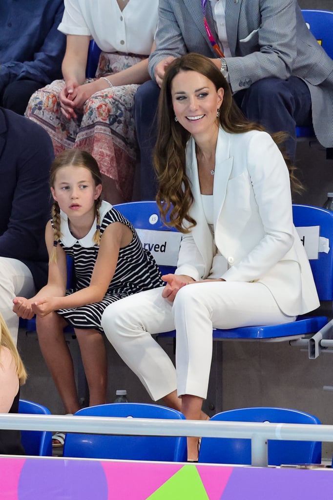Kate Middleton and Princess Charlotte Match in Monochrome