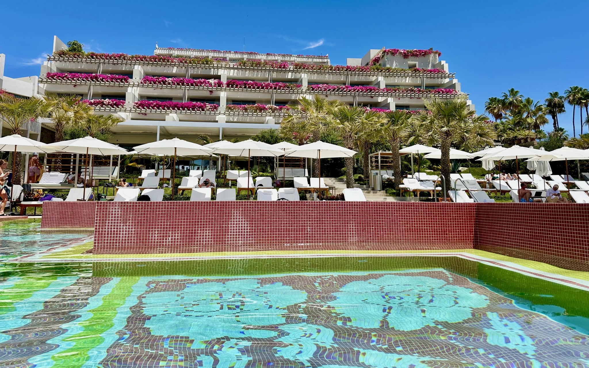 View of Grand Velas Boutique Hotel From Pool Area