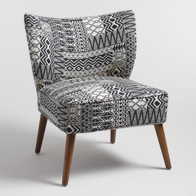 Tribal Jacquard Delani Upholstered Accent Chair