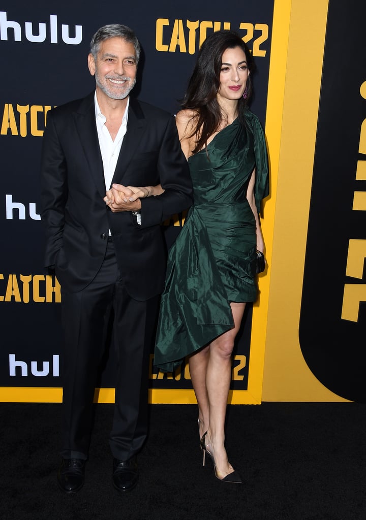 George and Amal Clooney At Catch-22 Premiere