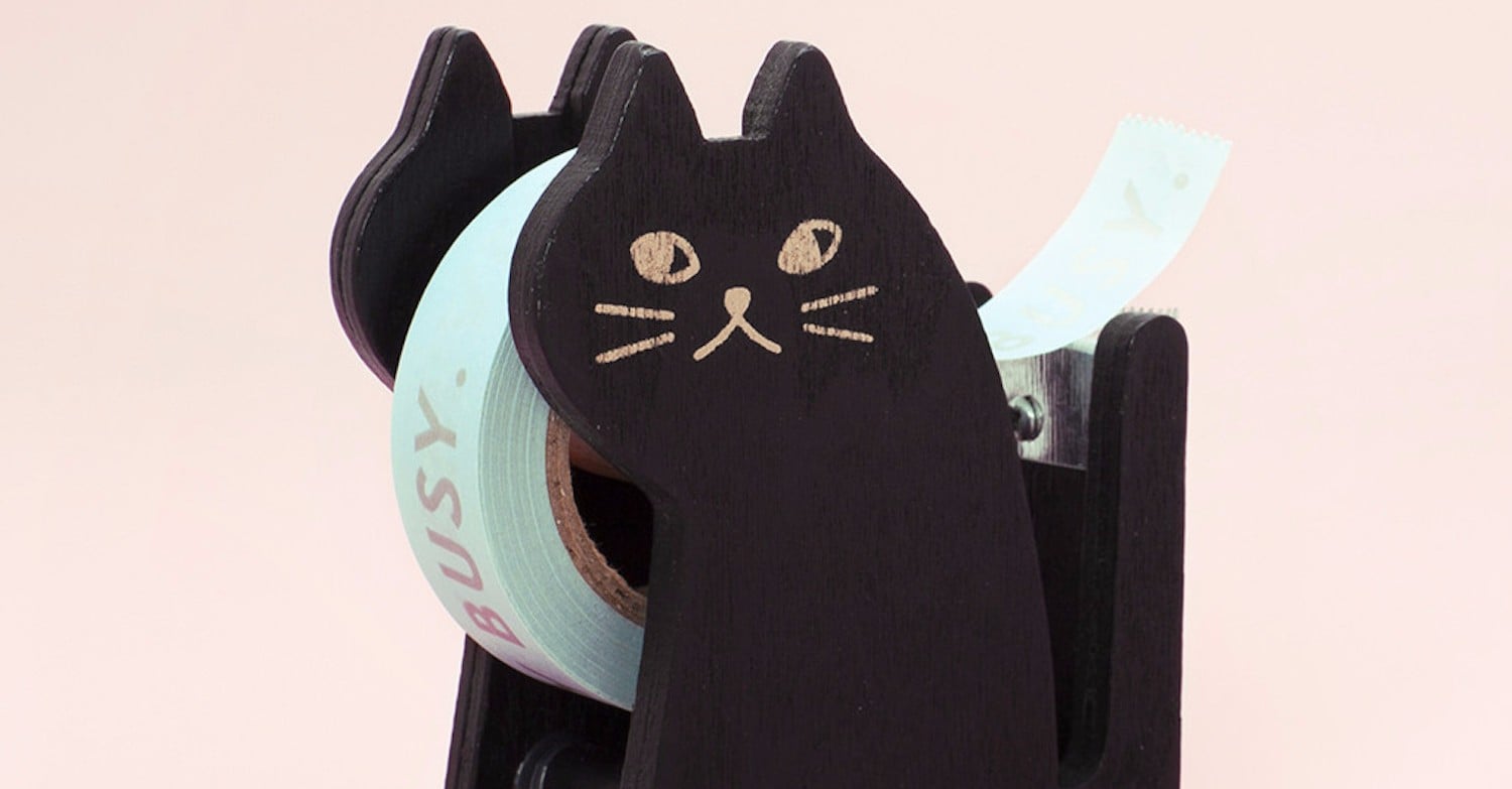 Cute cat desk accessories shop