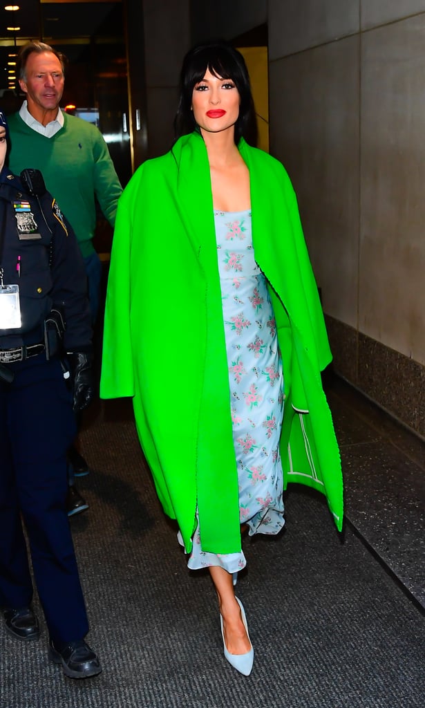 Kacey Musgraves' Bright Green Coat in NYC