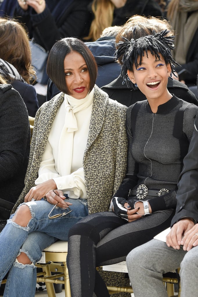 Willow Smith and Jada Pinkett Smith at PFW March 2016