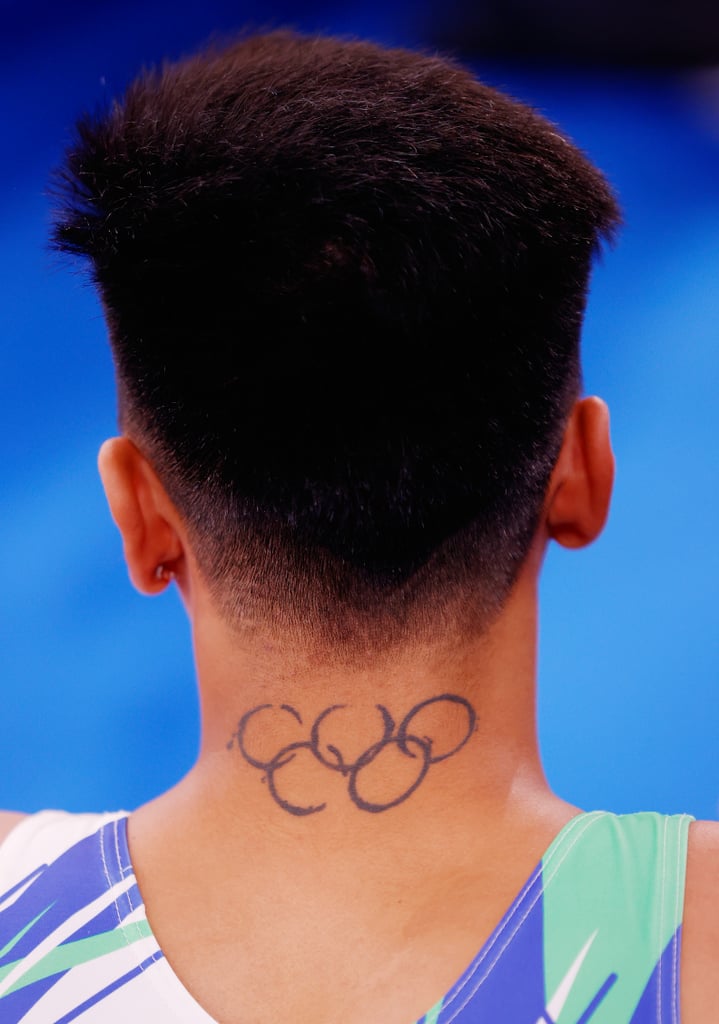 Cyprus' Marios Georgiou's Olympic Rings Tattoo