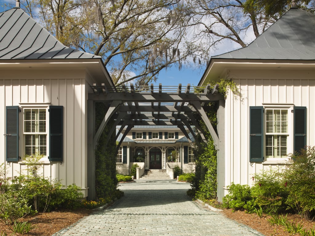 A 10,000-square-foot barn on the property has been converted into an eight-car garage and three-bedroom apartment.