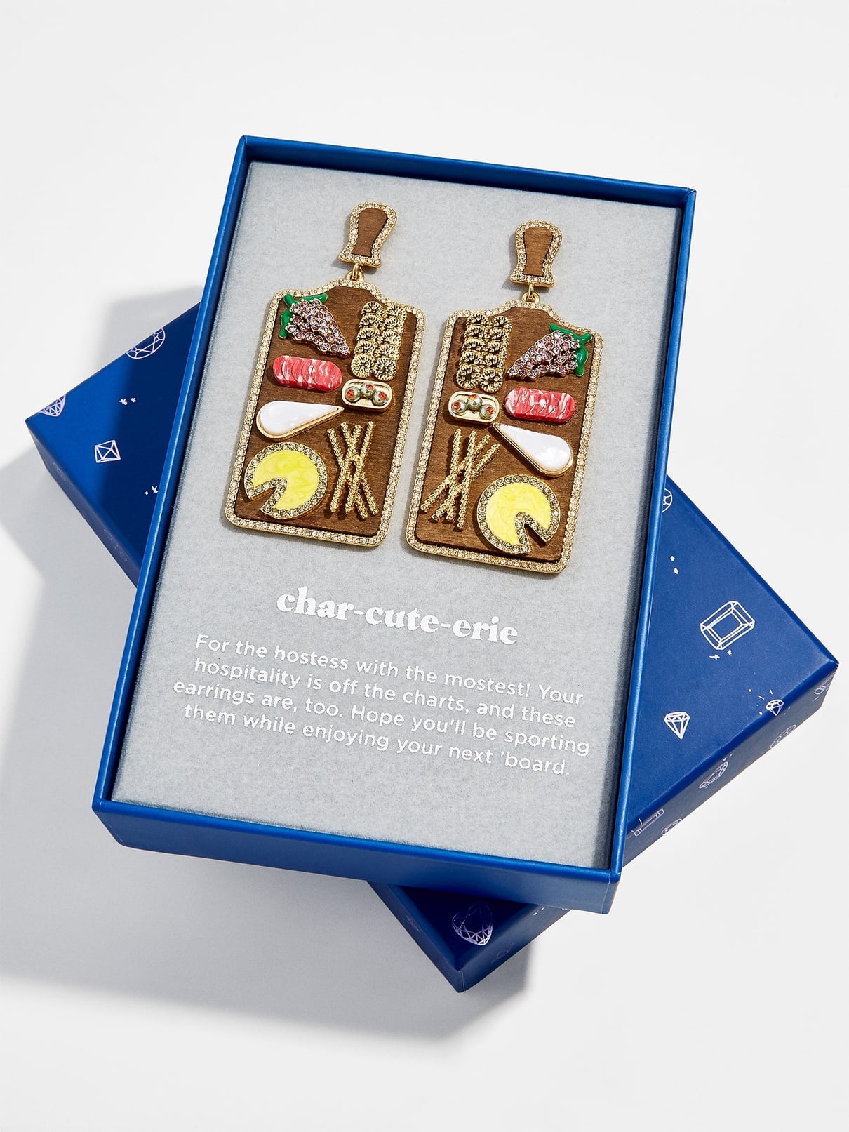 Charcuterie Board Drop Earrings With Mini Salami BaubleBar