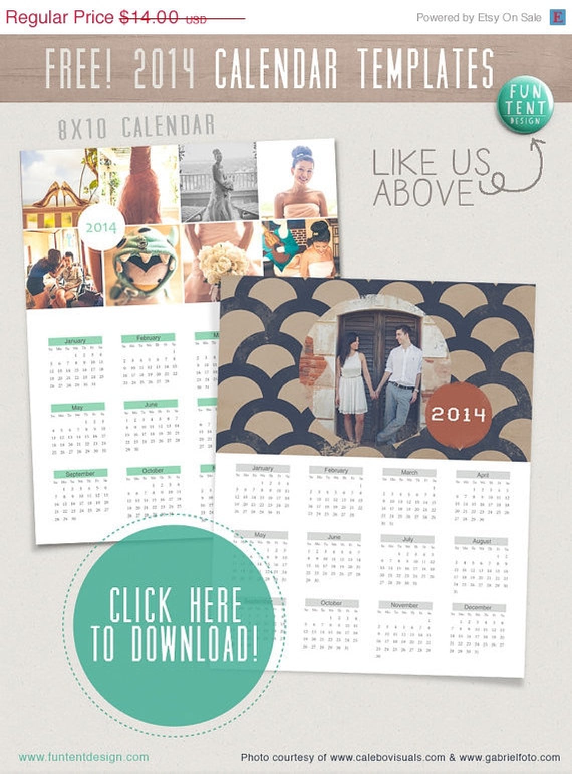 Free Printable 2014 Calendar | POPSUGAR Smart Living