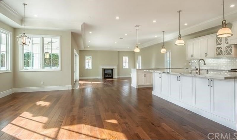 The open concept home is perfect for raising kids. Look at all that space!