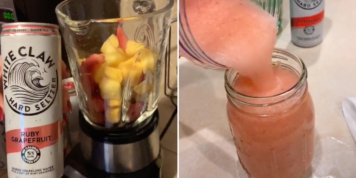 How To Make White Claw Slushies Tiktok Videos Popsugar Food 3248