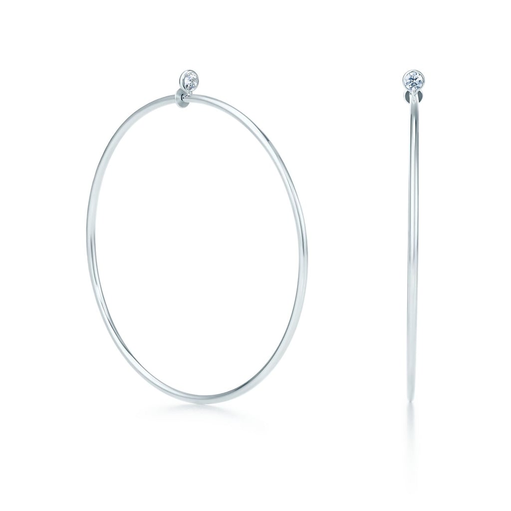 Tiffany & Co. Elsa Peretti Diamond Hoop Earrings