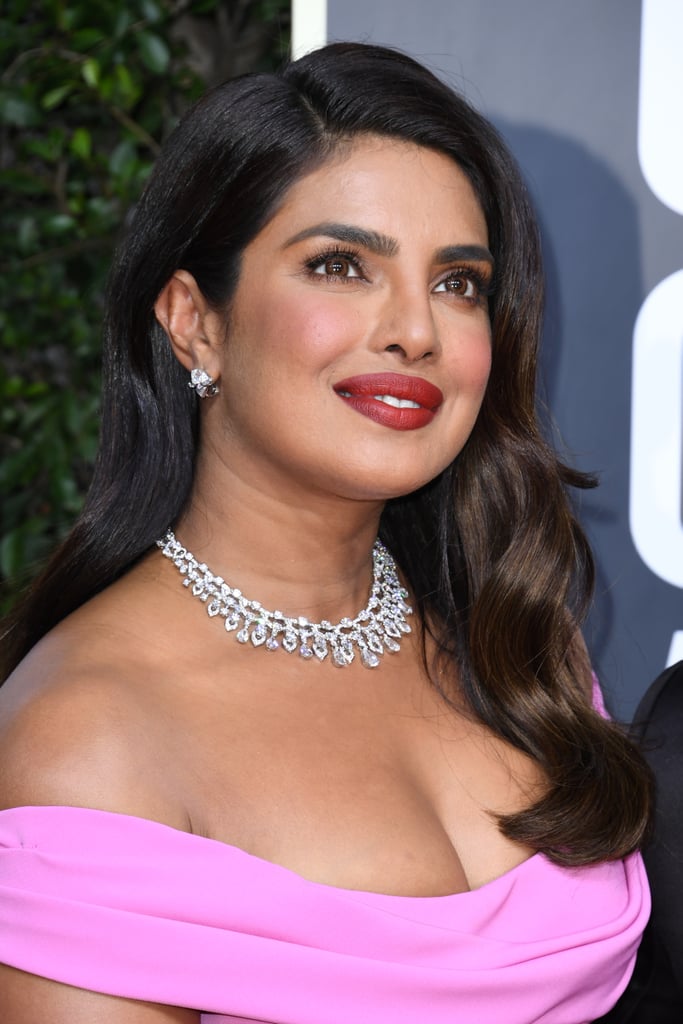 See Priyanka Chopra's Glam Pink Dress at the Golden Globes